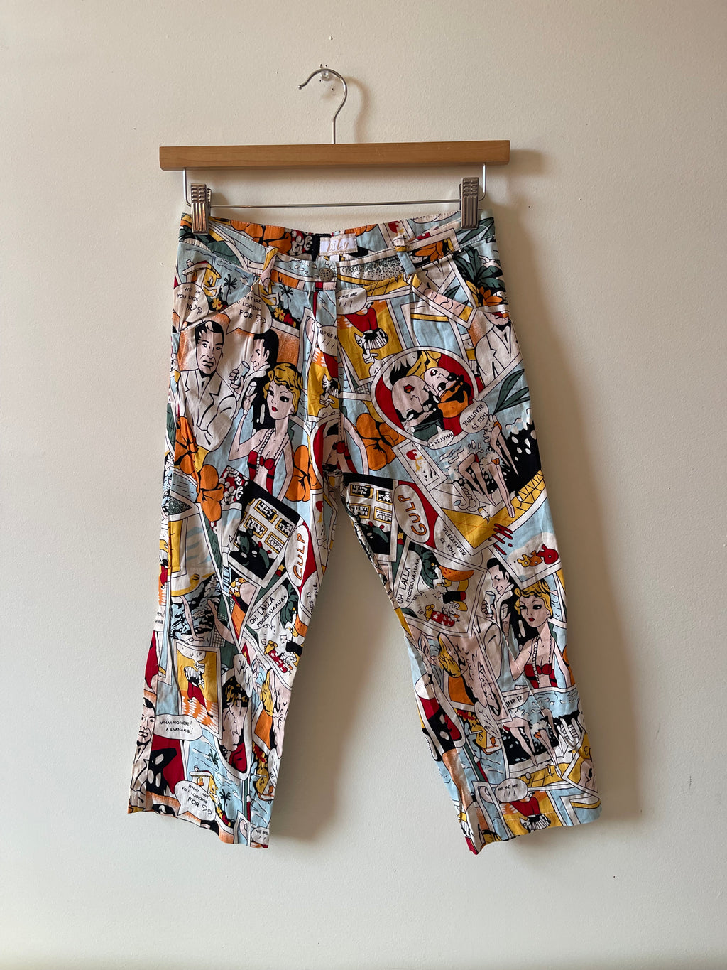 Kailu pop art capri pants