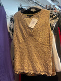 Beige lace top