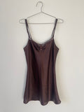 Brown slip dress