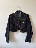 Bisou Bisou cropped denim jacket
