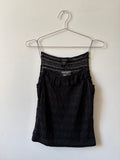 Express black lace tank