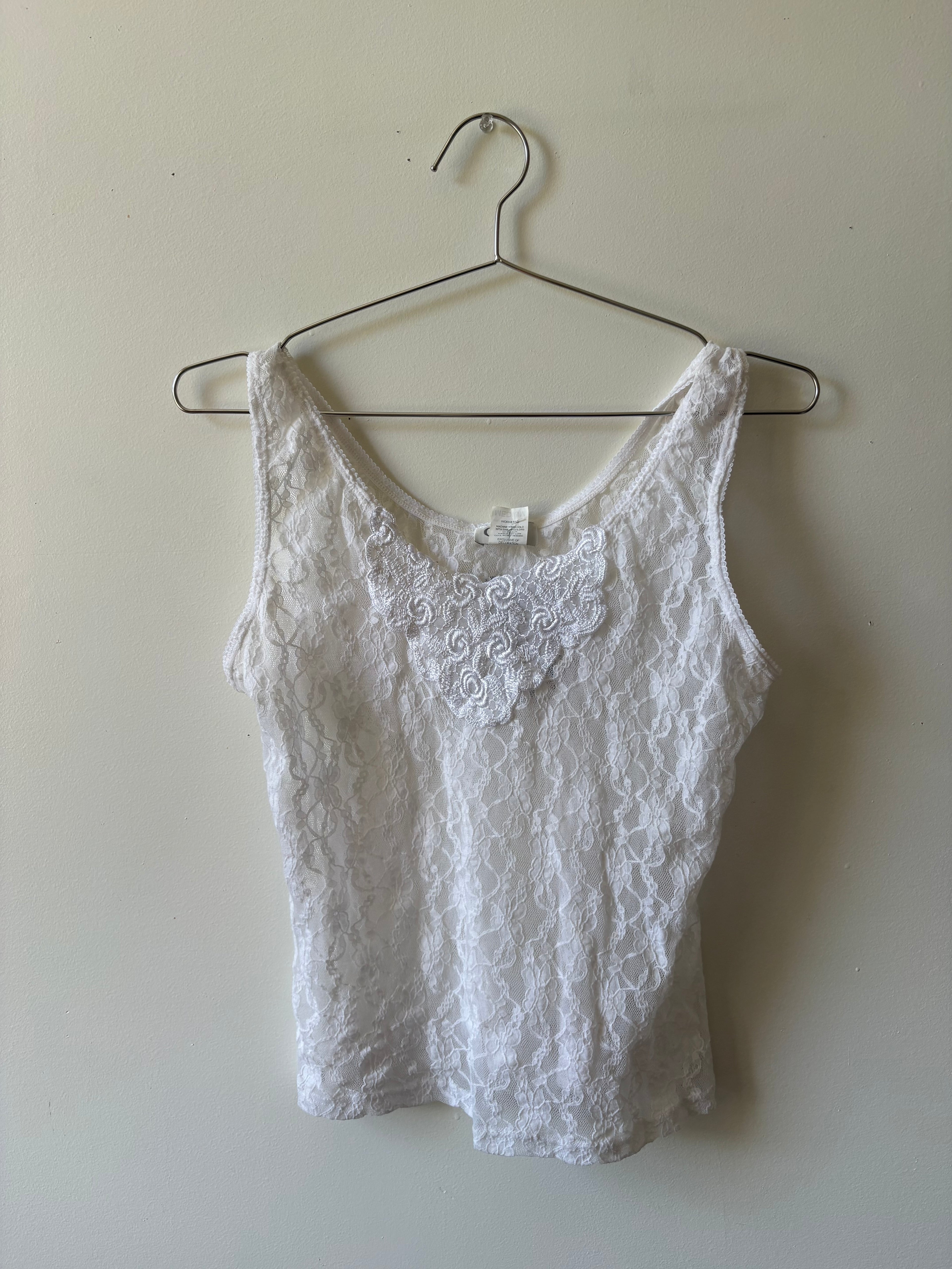 Cinema etoile white lace top