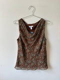 Charter club silk paisley top