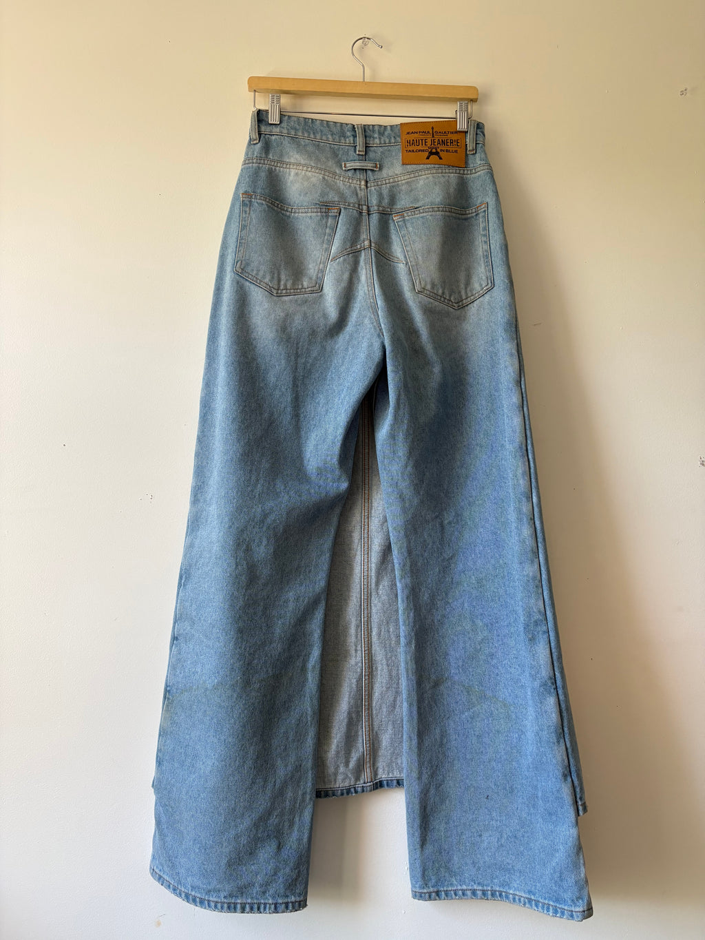 Jean Paul Gautier denim skirt pants