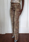 Snake print pants