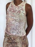 Melted in beaded top