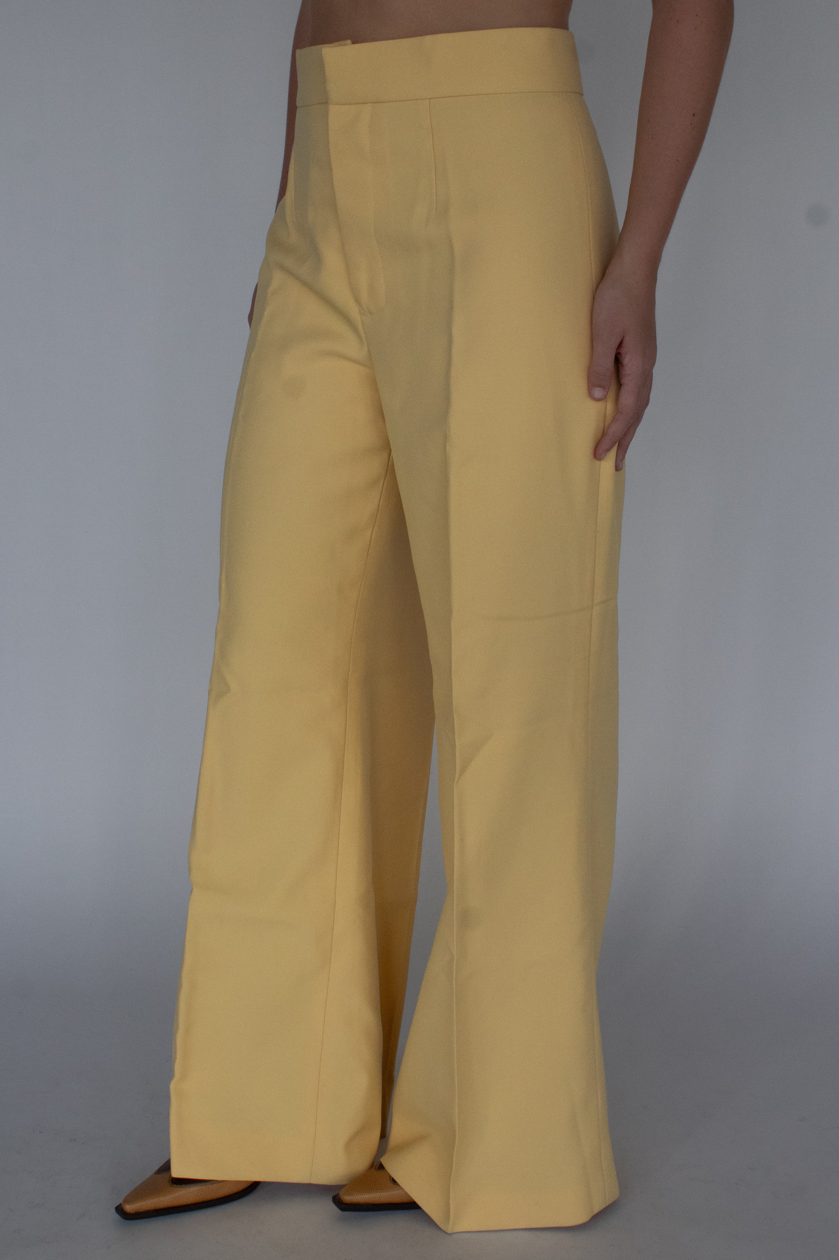 70's yellow pant suit