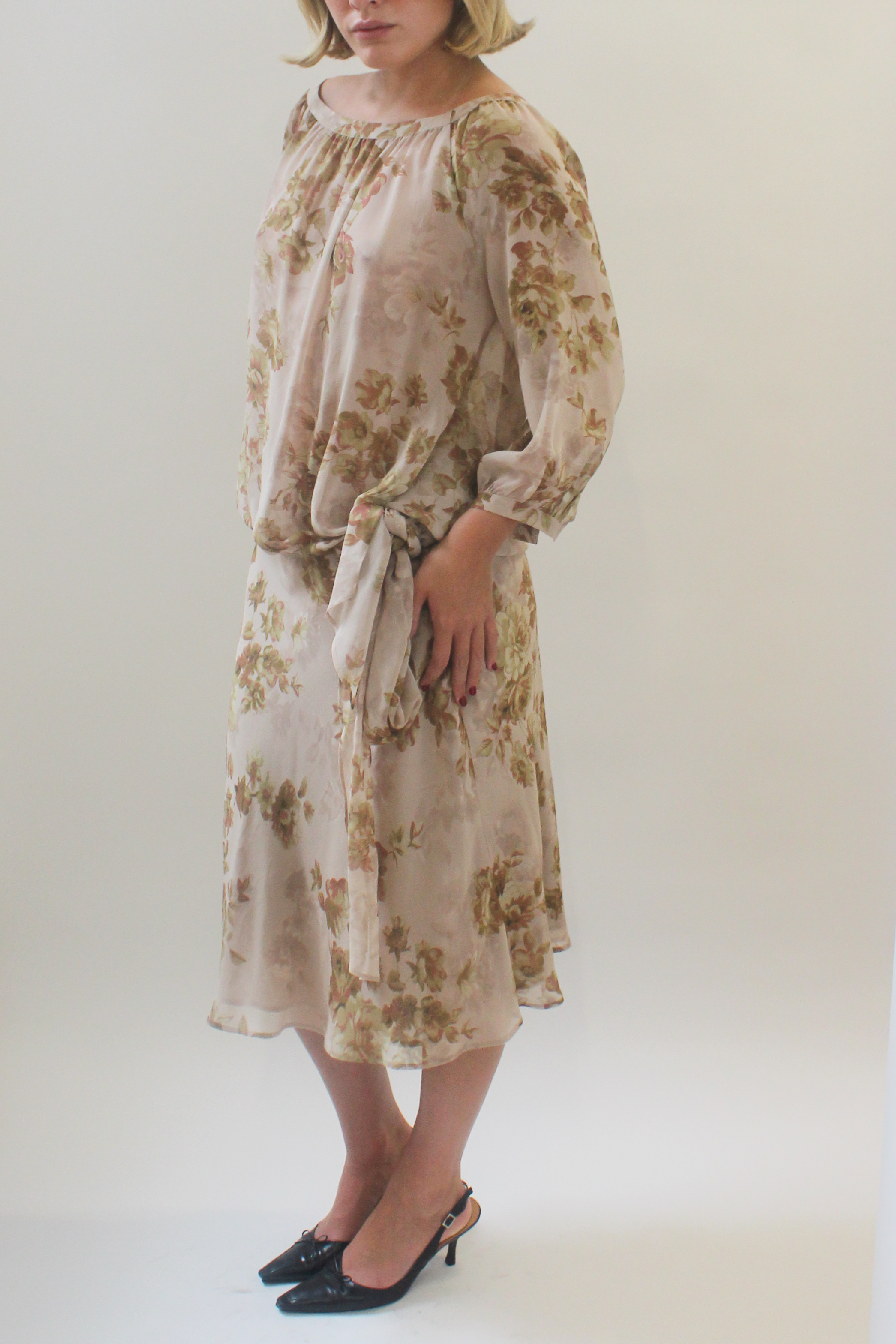 Floral Silk set